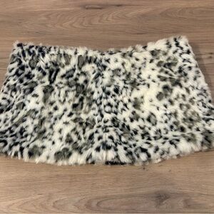 Modena Leopard Faux Fur Stole